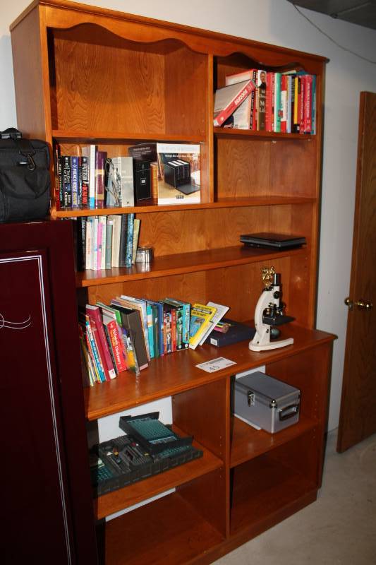 lot 45 image: Wood Bookshelf