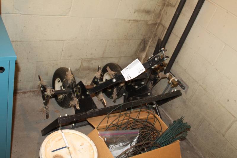 lot 6 image: Lawn Tractor Dethatcher Attachment