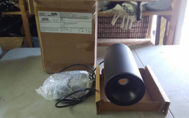 New Black LED Juno Pendent Light-5 12 Diameter, 12 Long, 10 Ft. Of Adjustable Cord. List $159.00 Each