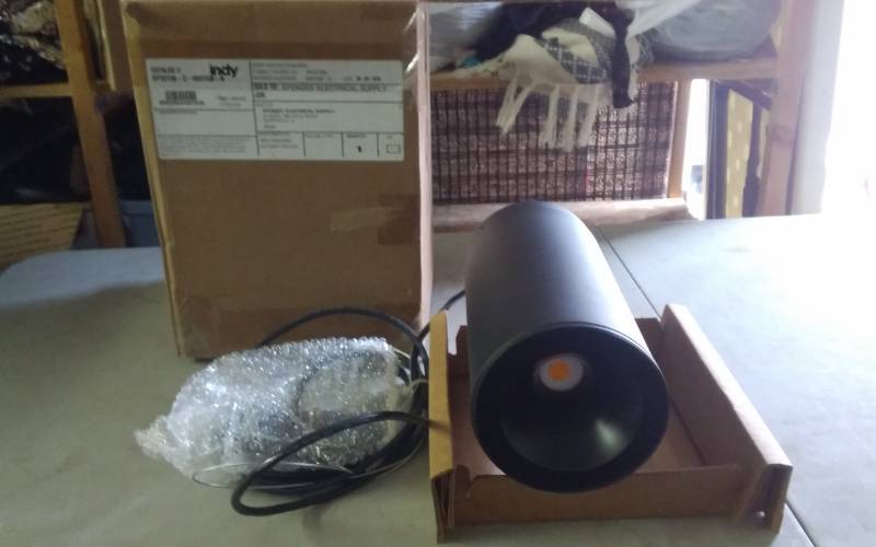 New Black LED Juno Pendent Light-5 12 Diameter, 12 Long, 10 Ft. Of Adjustable Cord. List $159.00 Each