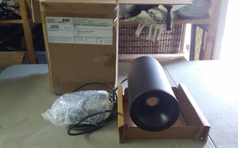 New Black LED Juno Pendent Light-5 12 Diameter, 12 Long, 10 Ft. Of Adjustable Cord. List $159.00 Each