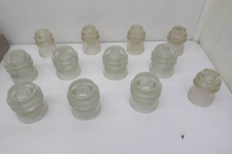 12 Vintage Insulators