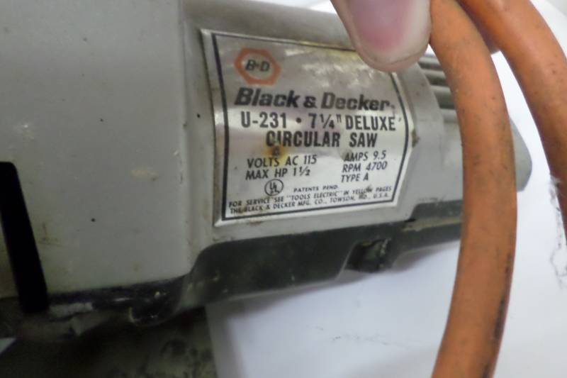 Black and Decker Circular Saw, Propan Torch and other Vintage Items