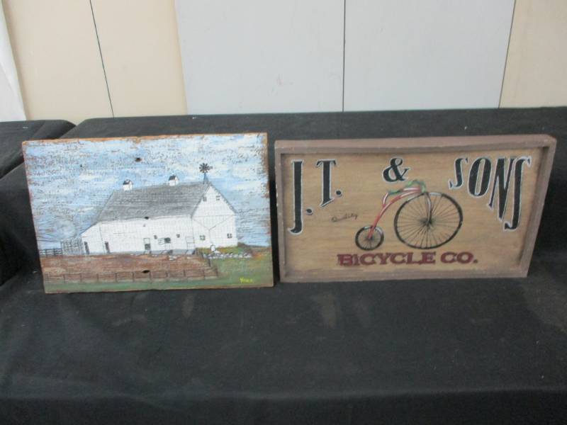 2 Wood SignPicture