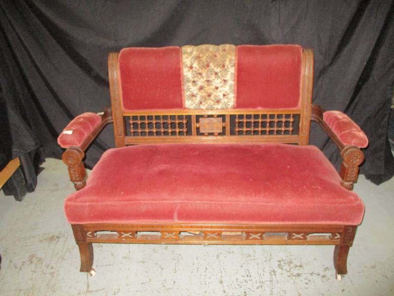 Beautiful Antique  Love Seat