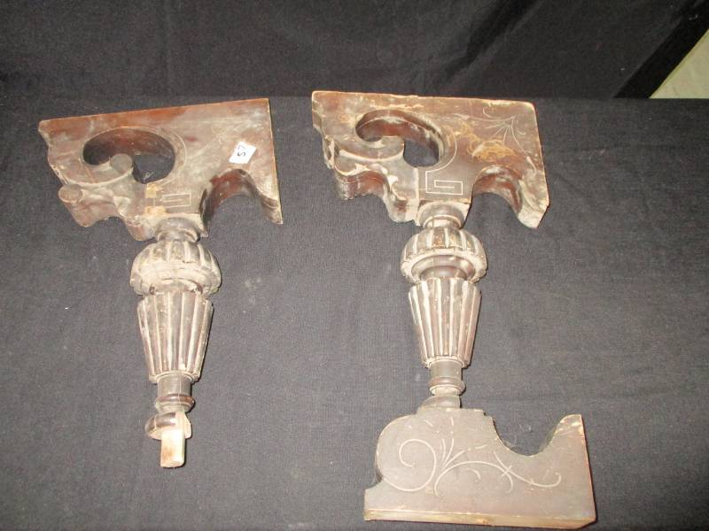 Old wood furniture dcor pieces
