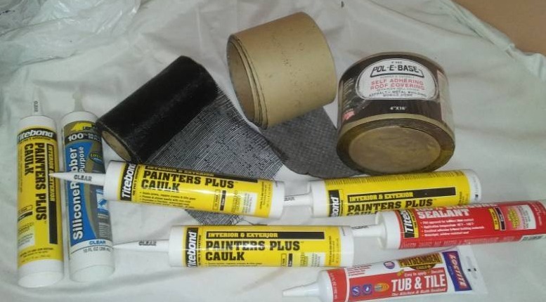 lot 60 image: Caulk and roof repair.