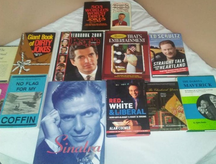 lot 77 image: Books - Bill Langer autographed, Sinatra - never opened and more.