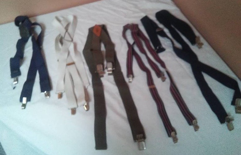 lot 98 image: 5 pair used suspenders -