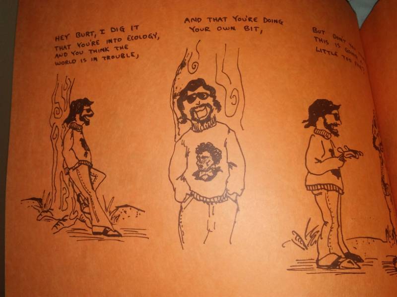 lot 135 image: Steve Stark early art - Bison 1972 quarterly Campus Books.