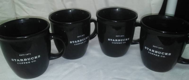 lot 163 image: 4 - Starbucks Barista series coffee mugs, cups.