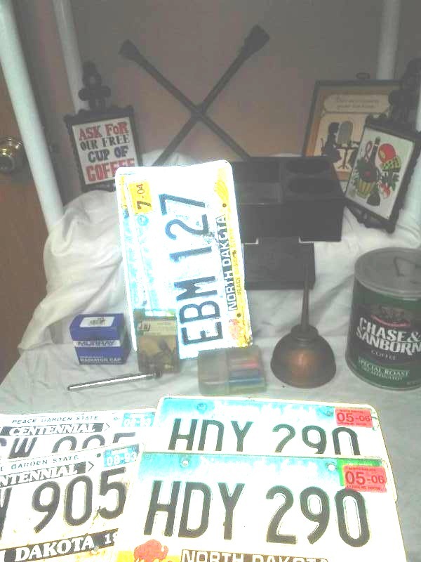 lot 177 image: License plates and Automotive.