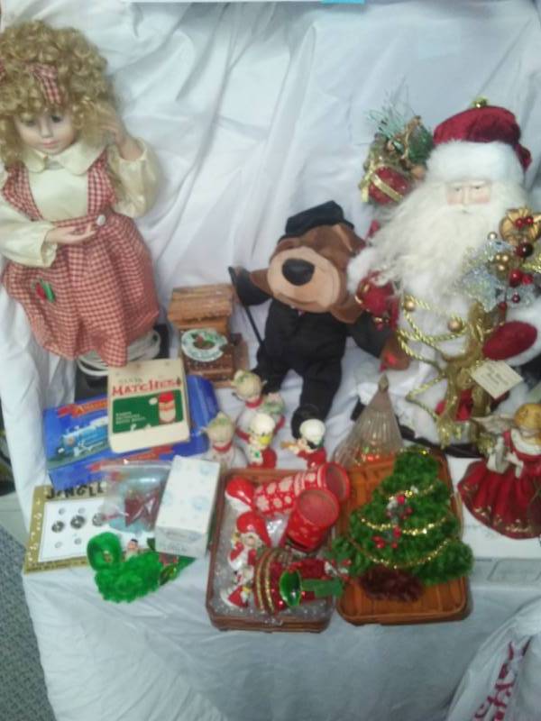 lot 204 image: Christmas, Santa matches new in box.