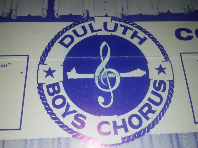 lot 214 image: Duluth Boys Choir 1966 concert album record.