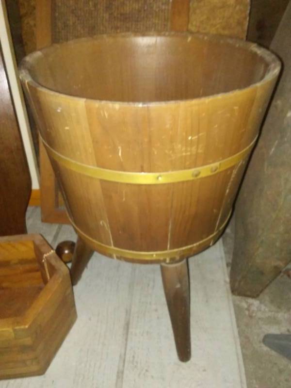 lot 232 image: Miscellaneous headboards, pots and more.