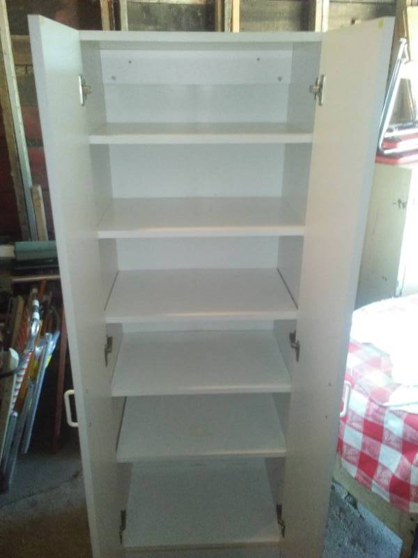 lot 250 image: White cabinet laminate heavy duty