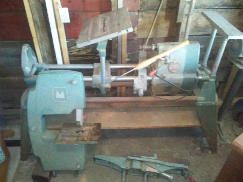 lot 254 image: Shopsmith Lathe, Sabre Saw, Jointer and more