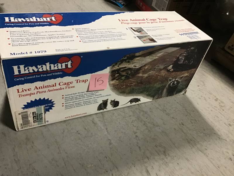 Havahart Large 1-Door Live Animal Cage Trap not usesd