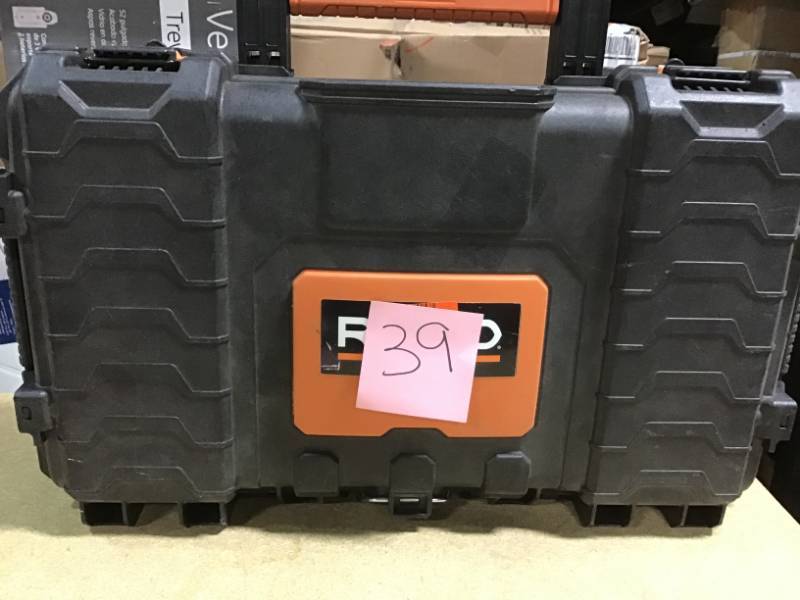 RIDGID 22 in. Pro Organizer, Black in good condition