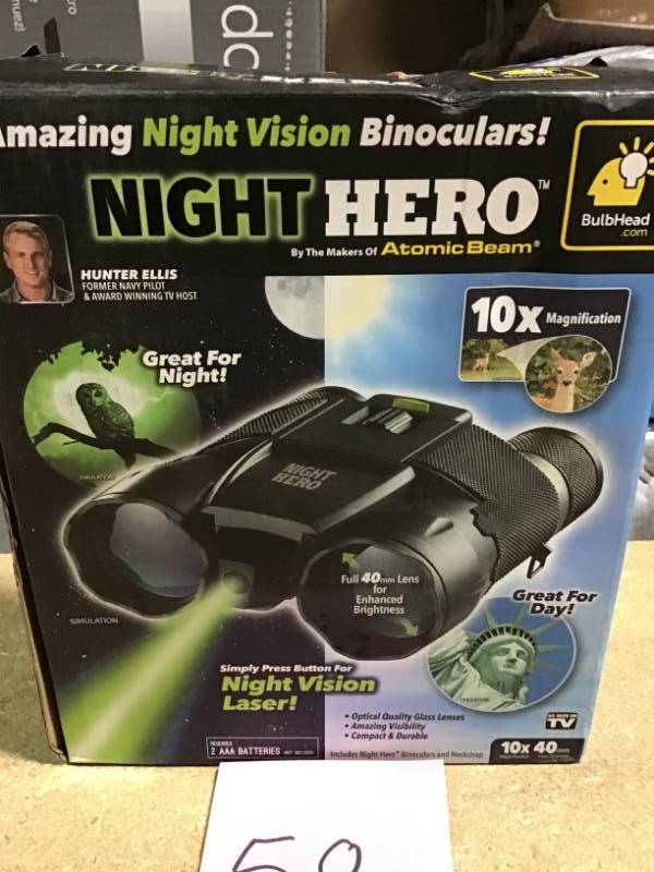 As Seen on TV Atomic Night Hero Binoculars in good condition