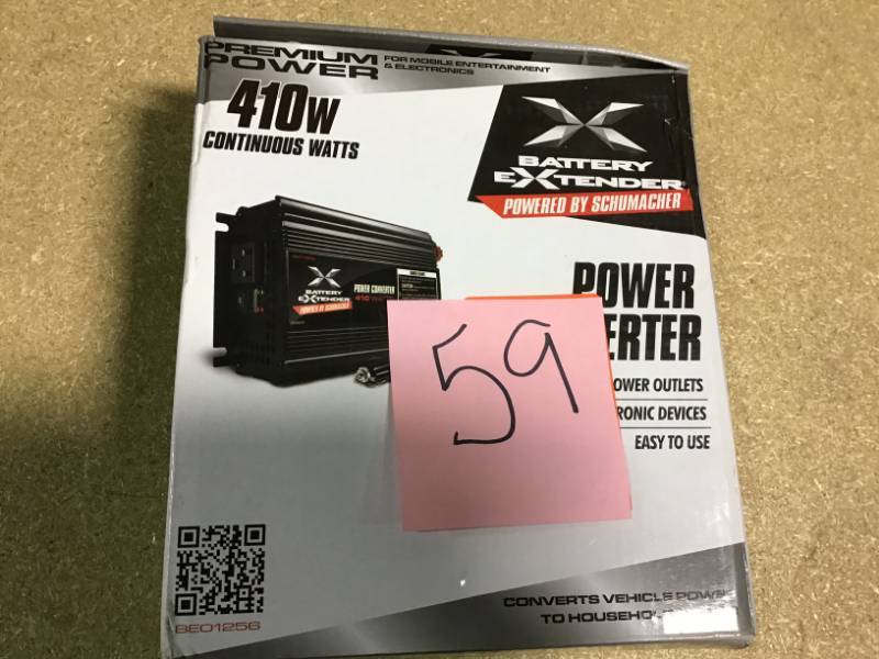 Schumacher Battery Extender 12-Volt, 410-Watt Power Converter in good condition