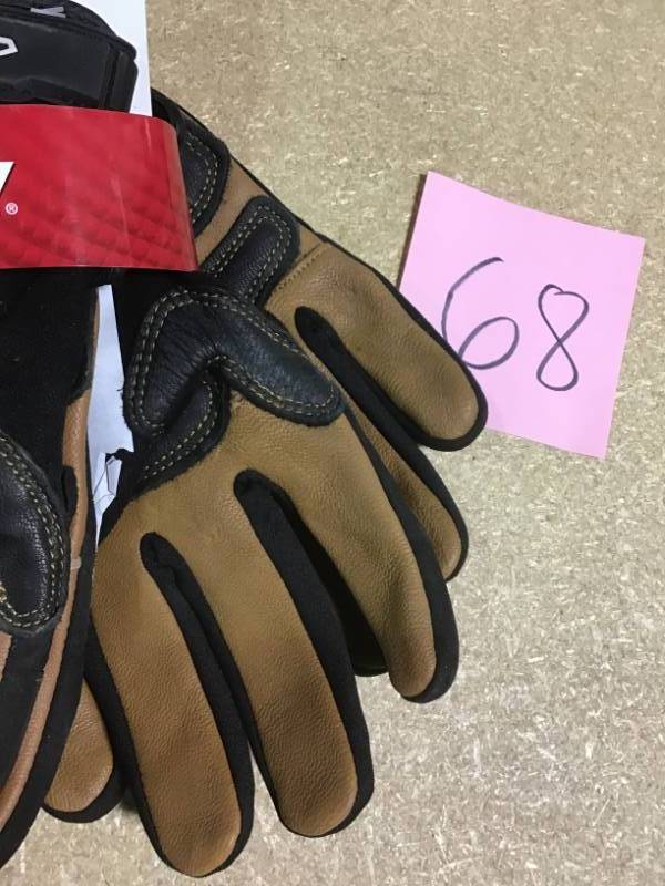 Husky Large Goat Leather Heavy Duty Glove (2-Pack) in good condition