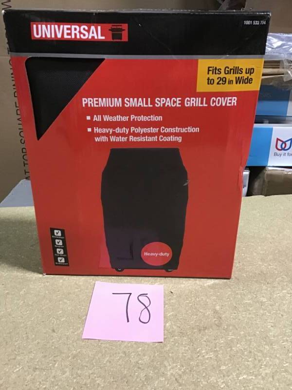 Premium Small Space Gas Grill Cover in good condition