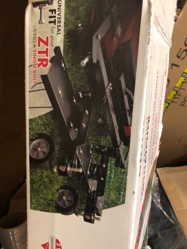 Brinly-Hardy 48 in. Front Mount Dethatcher for ZTR Mowers not used