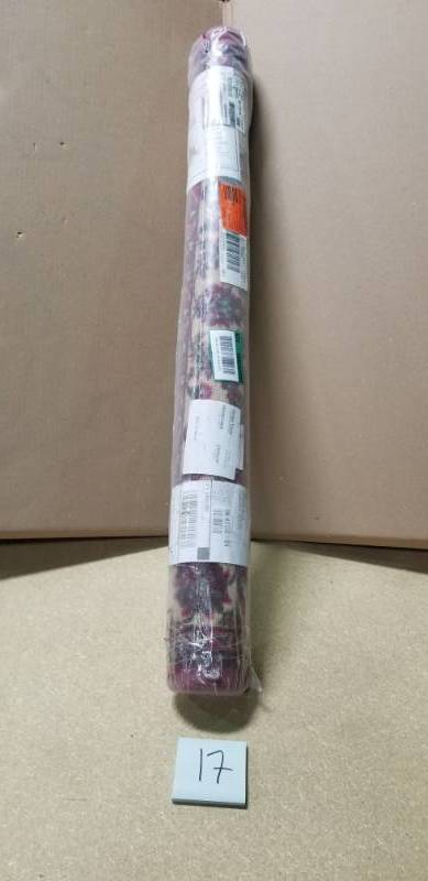lot 17 image: Accent Rug Collection Hamam Size - 3 x 5 Design Mahal Color Red in good condition