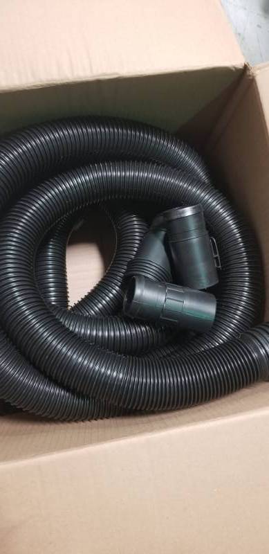 lot 62 image: RIDGID 2-12 in. x 20 ft. Tug-A-Long Vacuum Hose for RIDGID Wet Dry Vacs in good condition