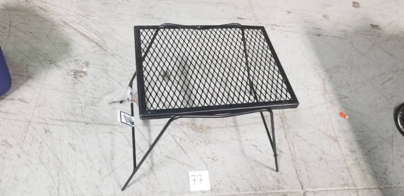 lot 77 image: Hampton Bay Nantucket Metal Outdoor Accent Table not used