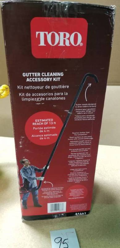 lot 95 image: Toro Gutter Cleaning Kit for BlowerVacs in good condition