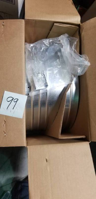 lot 99 image: Master Flow 1450 CFM Wi-Fi Power Gable Mount Attic Fan in good condition