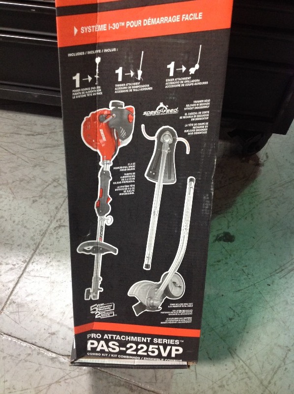 lot 106 image: ECHO 21.2 cc Gas 2-Stroke Cycle PAS Straight Shaft Trimmer and Edger Kit in good conditions