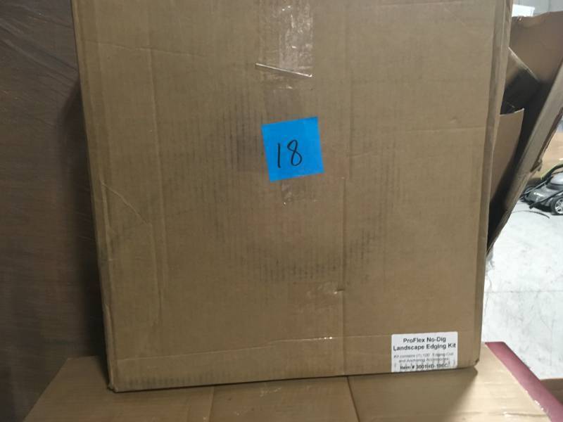 lot 18 image: ProFlex No-Dig 100 ft. Landscape Edging Kit in good condition