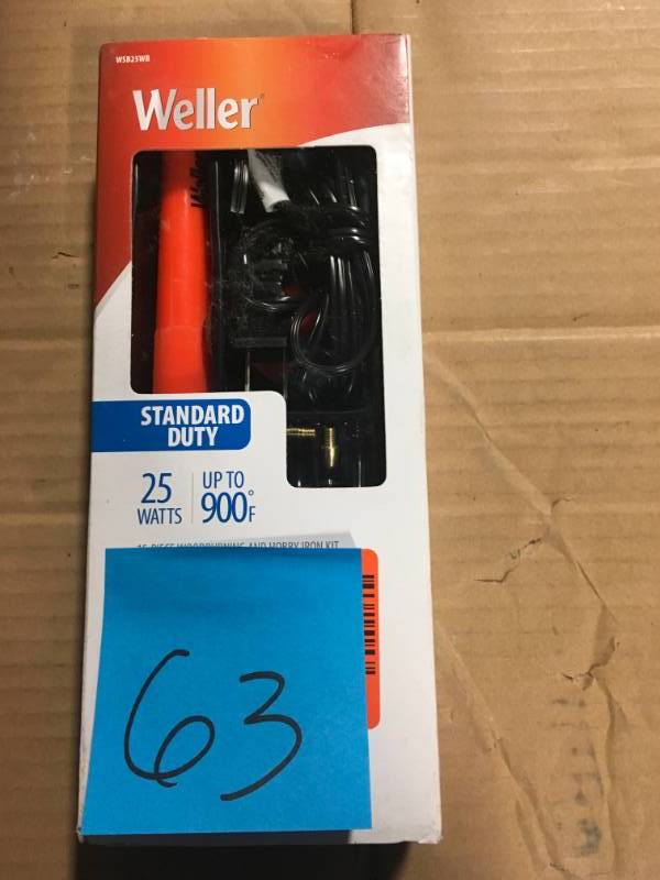 lot 63 image: Weller Short Barrel Wood Burning Kit  in good condition