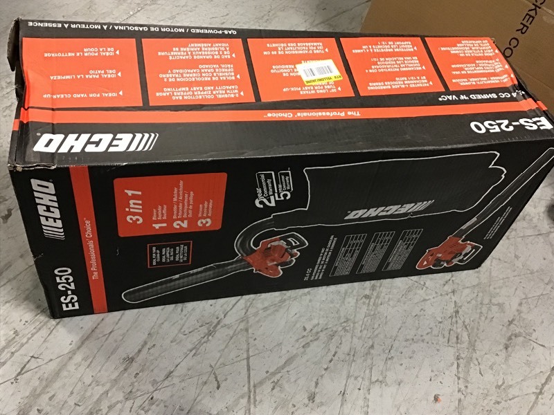 lot 104 image: ECHO 165 MPH 391 CFM 25.4 cc Gas 2-Stroke Cycle Leaf Blower Vacuum in good conditions