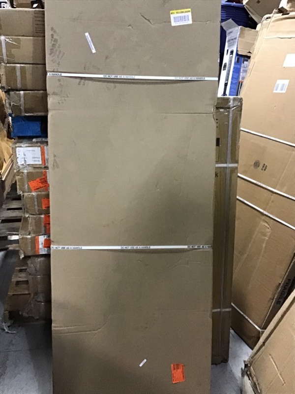 lot 105 image: Edsal 72 in. H x 77 in. W x 24 in. D 3-Wire Shelf Steel Storage Rack in Black in good conditions