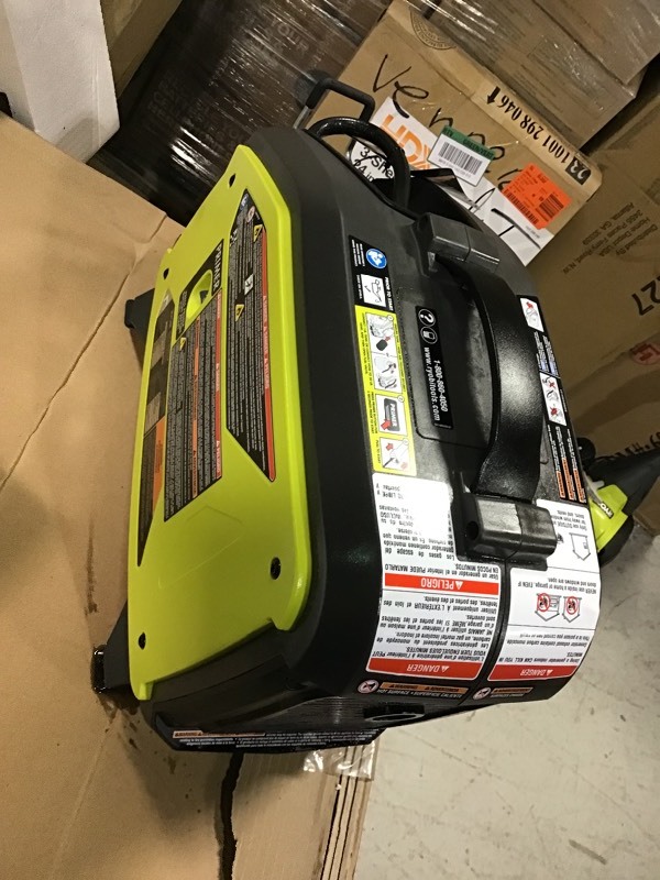 lot 107 image: RYOBI 900 Starting Watt Propane Powered Inverter Generator in good conditions