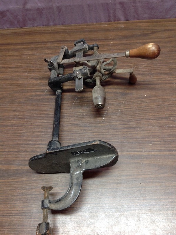 lot 35 image: Antique Drill Press