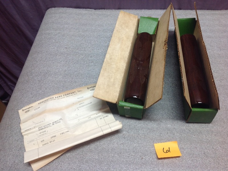 lot 61 image: 2 NOS Remington 870 12 Gauge Forend
