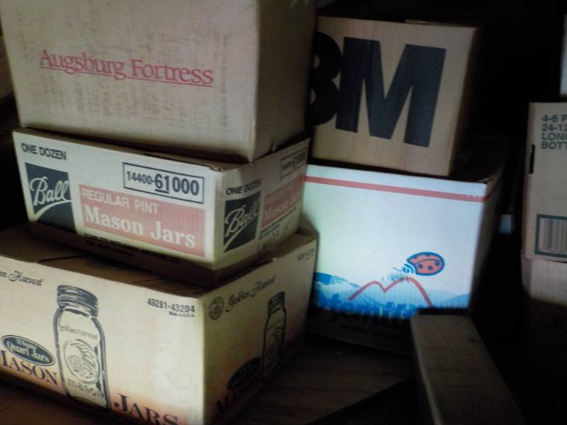 Lot of 10 Boxes of Jars...