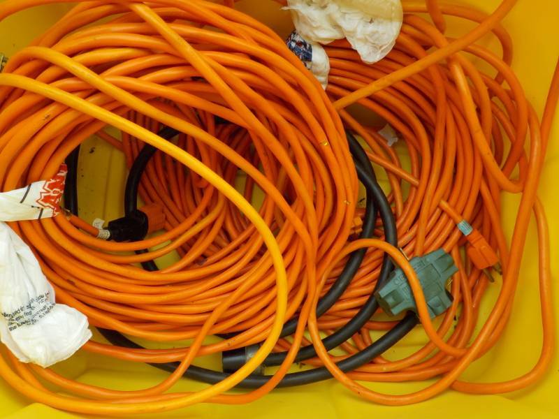 Lot of Electrical Cords...