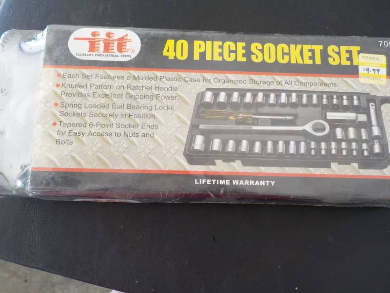 40 piece Socket Set...