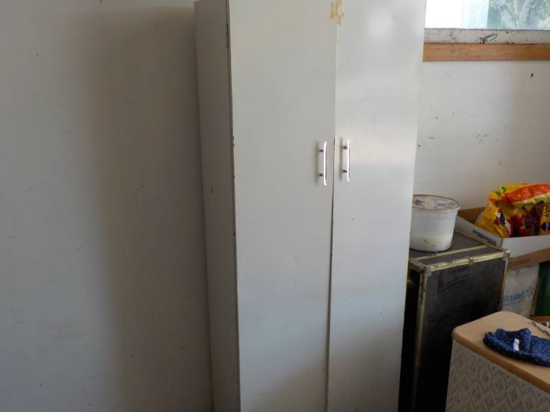 Metal 2 Door 5 Shelf Cabinet conte...
