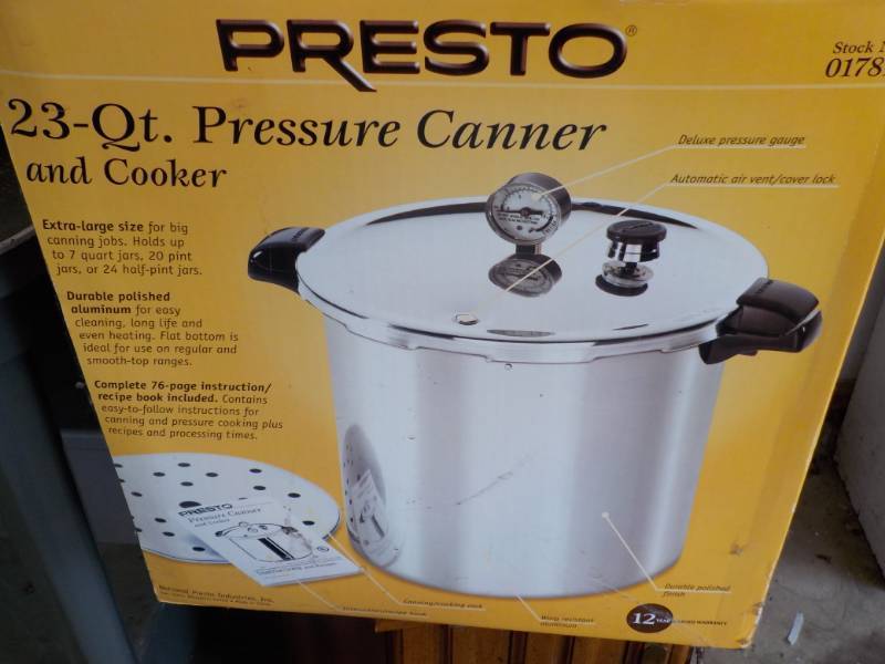 23 qt Pressure Canner new in box...
