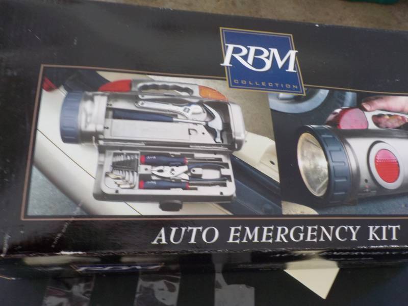 RBM Auto Emergency Kit new in box...
