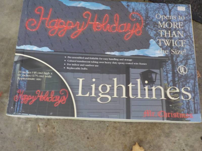 Happy Holidays new in box...