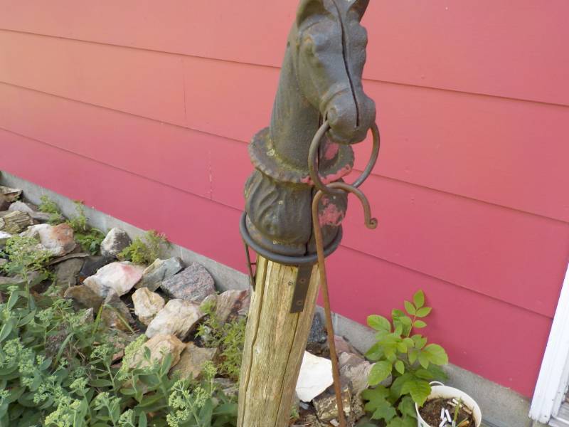 Horse with Post...
