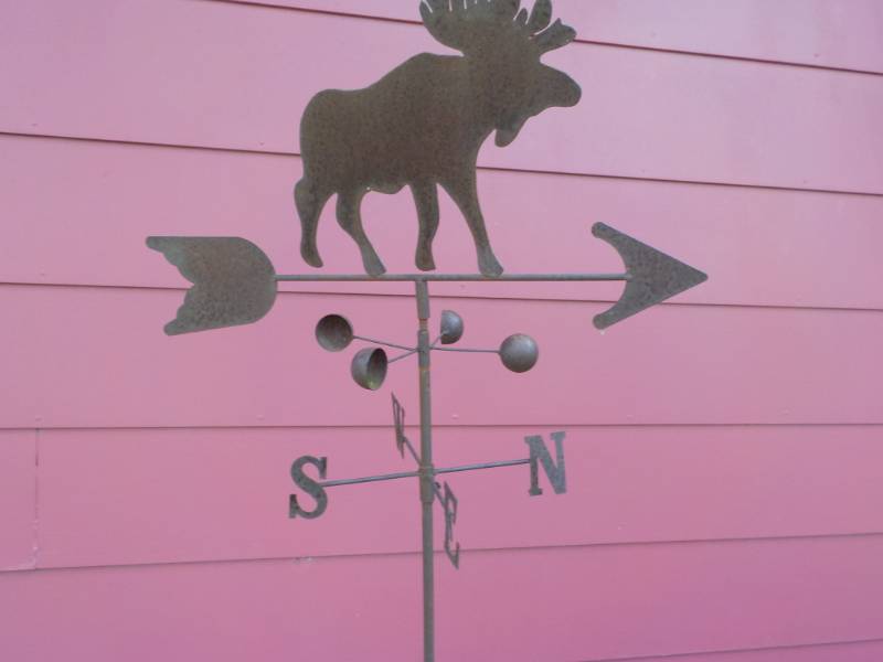 Moose Weather Vane Stake...